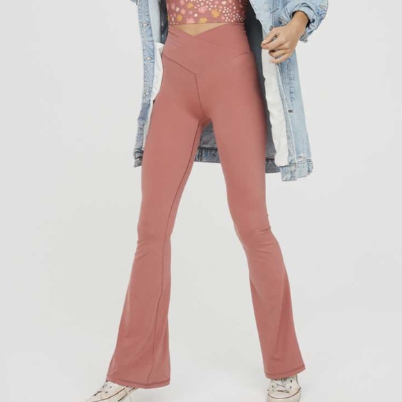 aerie Pants - Aerie Real Me Crossover Flares